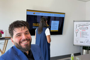 Teilnehmer in einem Leadership-Seminar