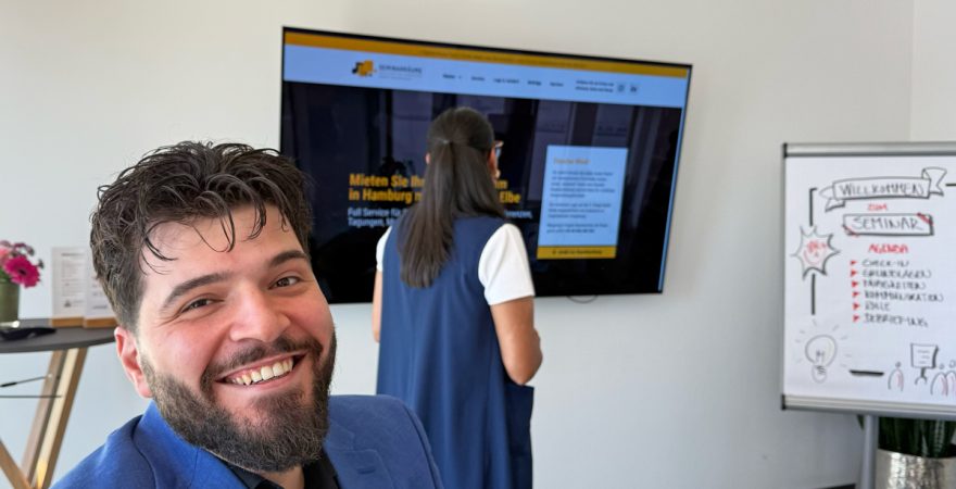 Teilnehmer in einem Leadership-Seminar